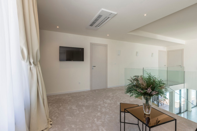 Room 3 and hallway, Villa Sea Star with an infinity pool by the sea, in Ka&scaron;tel Kambelovac - Split, Croatia Ka&scaron;tel Kambelovac