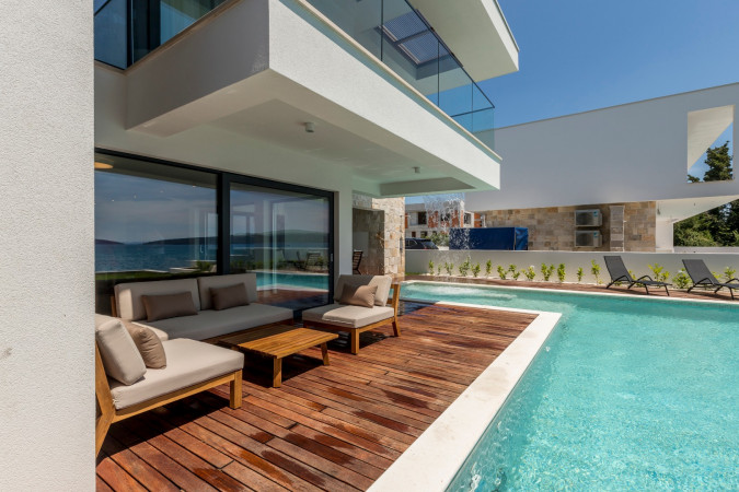 Villa Sea Star with an infinity pool by the sea, in Ka&scaron;tel Kambelovac - Split, Croatia Ka&scaron;tel Kambelovac